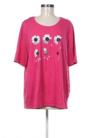 Damen T-Shirt Ulla Popken, Größe XXL, Farbe Rosa, Preis € 14,99