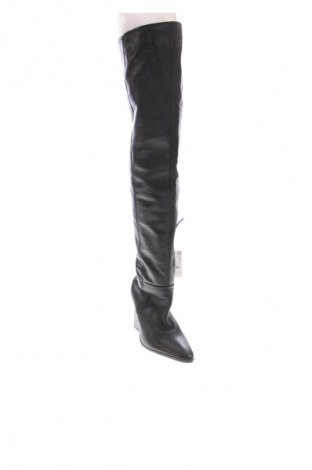 Damskie kozaki Zara, Rozmiar 39, Kolor Czarny, Cena 321,47 zł