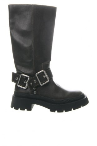 Damskie kozaki Zara, Rozmiar 37, Kolor Brązowy, Cena 175,28 zł