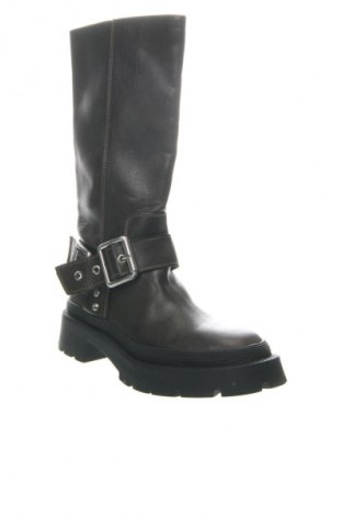 Damskie kozaki Zara, Rozmiar 37, Kolor Brązowy, Cena 175,28 zł