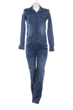 Дамски дълъг гащеризон Esmara, Размер L, Цвят Син, Цена 19,99 лв.