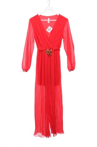 Damski długi kombinezon NEW COLLECTION, Rozmiar XS, Kolor Czerwony, Cena 84,99 zł