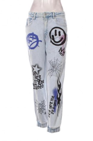 Damskie jeansy Fb Sister, Rozmiar M, Kolor Kolorowy, Cena 67,41 zł