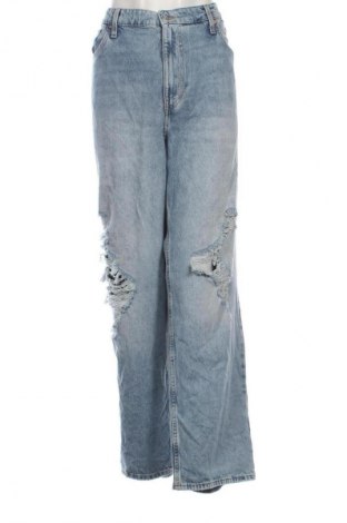 Дамски дънки H&M, Размер XXL, Цвят Син, Цена 39,99 лв.