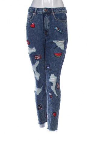 Дамски дънки H&M Divided, Размер M, Цвят Син, Цена 25,99 лв.
