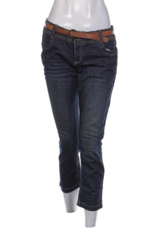 Blugi de femei Promod, Mărime L, Culoare Albastru, Preț 107,89 Lei