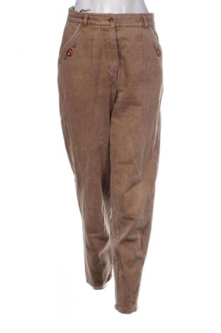 Damskie jeansy Unbranded, Rozmiar L, Kolor Brązowy, Cena 66,67 zł