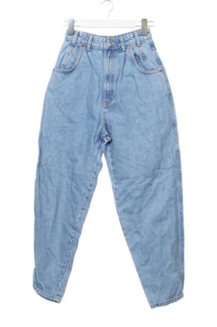 Дамски дънки Zara, Размер XS, Цвят Син, Цена 23,99 лв.