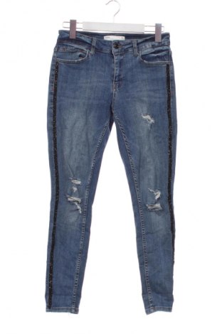 Damskie jeansy Zara, Rozmiar M, Kolor Niebieski, Cena 65,99 zł