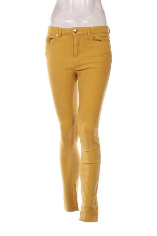 Pantaloni de velvet de femei Amisu, Mărime M, Culoare Galben, Preț 77,17 Lei