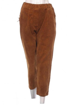 Női kordbársony nadrág Motel, Méret L, Szín Barna, Ár 9 600 Ft