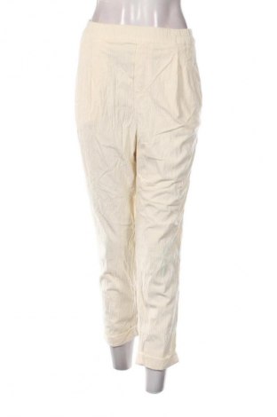 Damen Cordhose United Colors Of Benetton, Größe M, Farbe Ecru, Preis 13,99 €