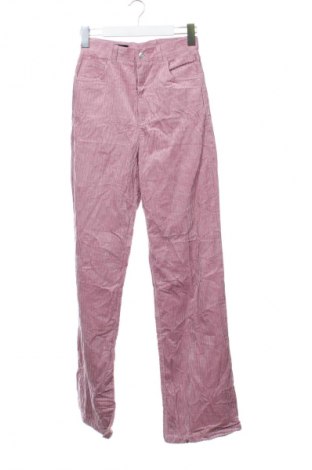 Damskie sztruksy Zara, Rozmiar XS, Kolor Różowy, Cena 41,99 zł