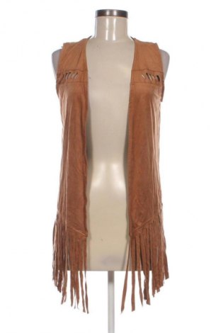 Női mellény Almost Famous, Méret S, Szín Barna, Ár 6 219 Ft
