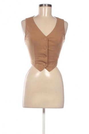 Γυναικείο γιλέκο SHEIN, Μέγεθος S, Χρώμα  Μπέζ, Τιμή 20,02 €