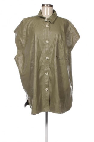 Γυναικείο γιλέκο Studio Untold by Ulla Popken, Μέγεθος 3XL, Χρώμα Πράσινο, Τιμή 14,99 €