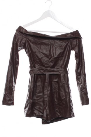 Women's short jumpsuit Boohoo, Μέγεθος XS, Χρώμα Καφέ, Τιμή 10,99 €