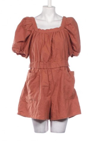 Kurzer Damenoverall H&M, Größe XL, Farbe Braun, Preis € 9,99