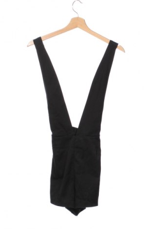 Дамски къс гащеризон H&M Divided, Размер XS, Цвят Черен, Цена 39,10 лв.