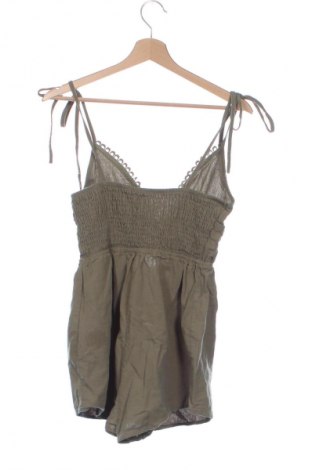 Дамски къс гащеризон SHEIN, Размер XS, Цвят Зелен, Цена 39,00 лв.