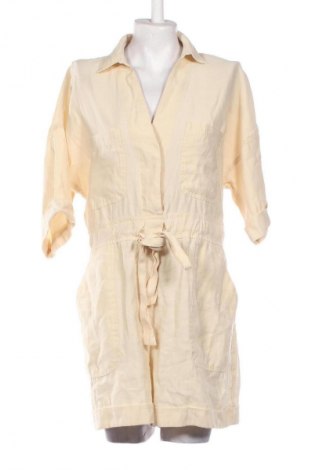 Damski krótki kombinezon Zara, Rozmiar M, Kolor ecru, Cena 78,16 zł