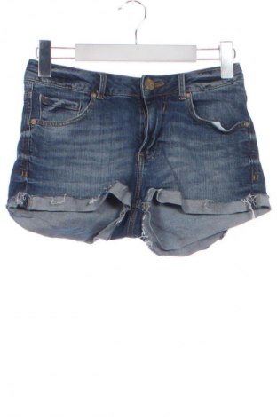 Damskie szorty Bershka, Rozmiar S, Kolor Niebieski, Cena 43,68 zł