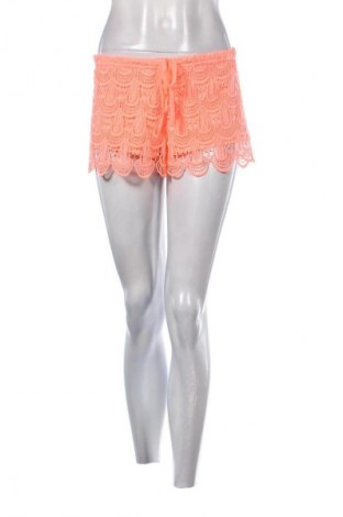 Дамски къс панталон H&M Divided, Размер L, Цвят Оранжев, Цена 19,00 лв.