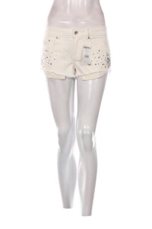 Дамски къс панталон Superdry, Размер M, Цвят Бял, Цена 44,00 лв.