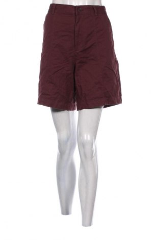 Pantaloni scurți de femei Zara, Mărime L, Culoare Roșu, Preț 52,63 Lei