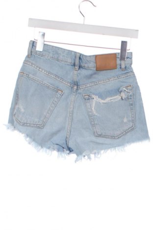 Дамски къс панталон Zara, Размер XS, Цвят Син, Цена 16,00 лв.