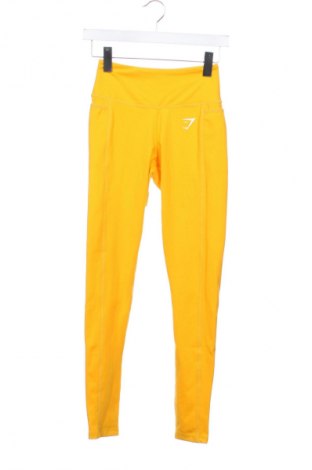 Γυναικείο κολάν Gymshark, Μέγεθος XS, Χρώμα Κίτρινο, Τιμή 9,99 €