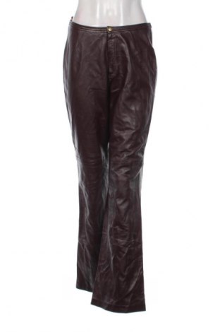 Γυναικείο παντελόνι δερμάτινο Mexx, Μέγεθος M, Χρώμα Καφέ, Τιμή 56,99 €