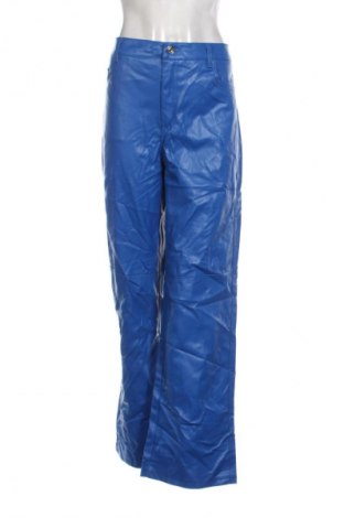 Pantaloni de femei Bershka, Mărime XL, Culoare Albastru, Preț 64,99 Lei