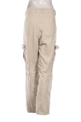 Damskie spodnie Bershka, Rozmiar XL, Kolor Beżowy, Cena 66,67 zł
