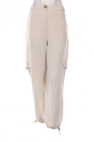 Γυναικείο παντελόνι FullaModa, Μέγεθος XL, Χρώμα  Μπέζ, Τιμή 14,83 €