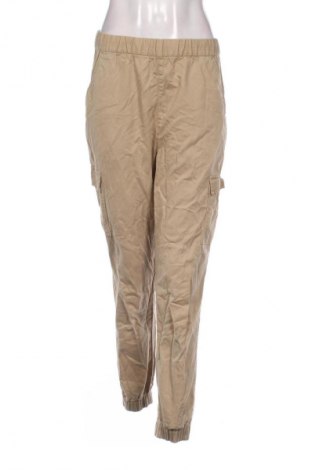 Damskie spodnie H&M, Rozmiar L, Kolor Beżowy, Cena 43,99 zł