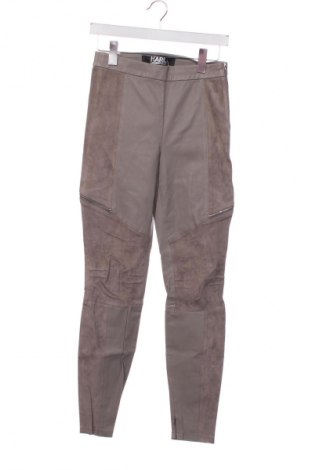 Γυναικείο παντελόνι δερμάτινο Karl Lagerfeld, Μέγεθος S, Χρώμα  Μπέζ, Τιμή 303,86 €