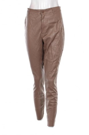 Pantaloni de femei Kiabi, Mărime XL, Culoare Maro, Preț 43,99 Lei