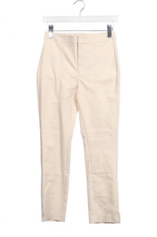 Дамски панталон Mango, Размер XS, Цвят Екрю, Цена 33,82 лв.