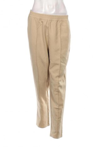 Damskie spodnie NA-KD, Rozmiar L, Kolor Beżowy, Cena 57,99 zł