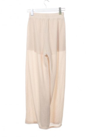 Damskie spodnie Stradivarius, Rozmiar XS, Kolor Beżowy, Cena 66,67 zł