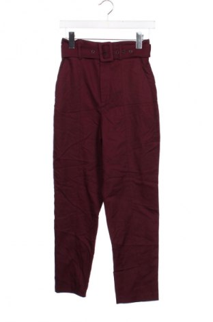 Pantaloni de femei Zara, Mărime XS, Culoare Roșu, Preț 61,99 Lei
