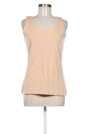 Damska koszulka na ramiączkach Esmara, Rozmiar L, Kolor Beżowy, Cena 39,31 zł