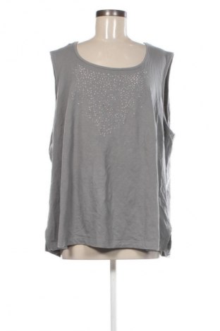 Damska koszulka na ramiączkach Samoon, Rozmiar 3XL, Kolor Szary, Cena 27,99 zł