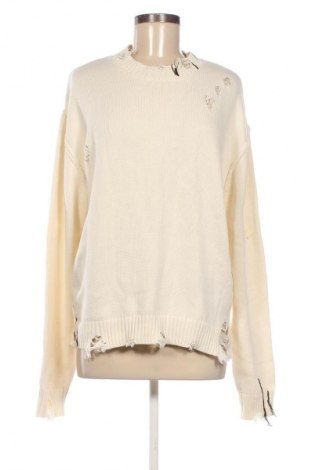 Damenpullover Bershka, Größe M, Farbe Ecru, Preis 23,53 €
