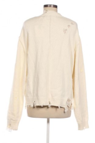 Damenpullover Bershka, Größe M, Farbe Ecru, Preis 23,53 €