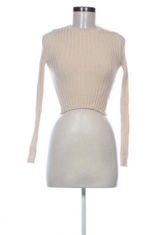 Damenpullover Bershka, Größe S, Farbe Beige, Preis 8,99 €
