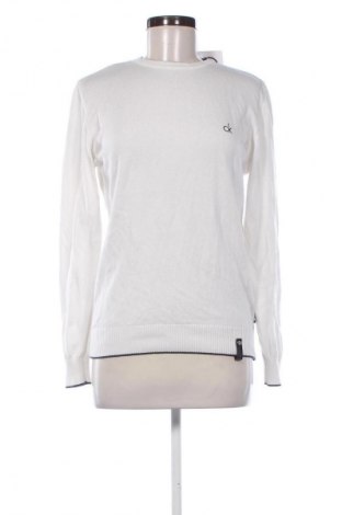 Damenpullover Calvin Klein Jeans, Größe M, Farbe Weiß, Preis € 41,93
