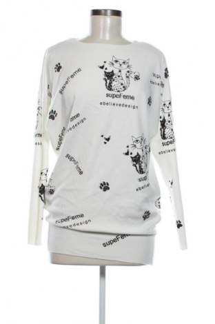 Damski sweter Ebelieve, Rozmiar L, Kolor Kolorowy, Cena 66,67 zł