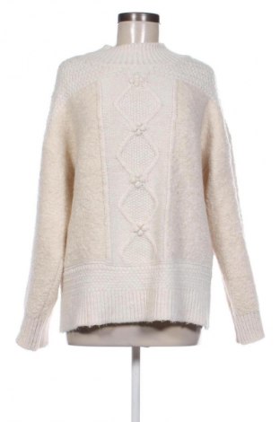 Dámský svetr F&F, Velikost XL, Barva Krémová, Cena  369,00 Kč